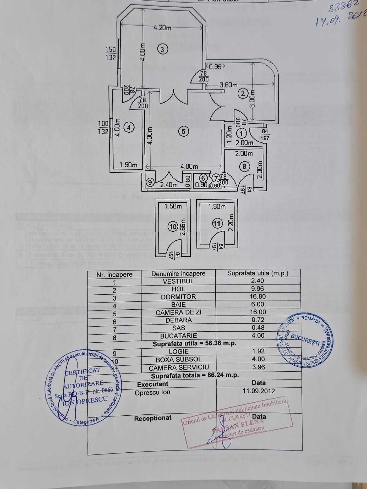 Apartament cu 2 camere  Universitate